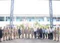 ตรวจพื้นที่เพื่อสำรวจสถานที่เตรียมความพร้อม ในการขอรับการสนับสนุนก่อสร้างโรงอาหาร จากมูลนิธิอายิโนะโมโต๊ะ ของโรงเรียนวัดบ้านโนนกอก