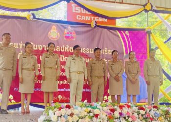 พิธีเปิดการแข่งขันงานศิลปหัตถกรรมนักเรียน ครั้งที่ 72 ประจำปีการศึกษา 2567 ศูนย์เครือข่ายพัฒนาคุณภาพการศึกษาแก้งสนามนาง 3