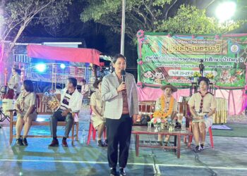 ออกเยี่ยมให้กำลังใจคณะผู้บริหาร ครู และนักเรียน ในกิจกรรมเข้าค่ายพักแรมลูกเสือ-เนตรนารี โรงเรียนในศูนย์เครือข่ายพัฒนาคุณภาพการศึกษาบัวใหญ่ 2