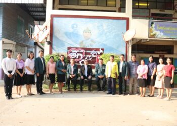 ออกตรวจเยี่ยมโรงเรียนให้กำลังใจผู้บริหารสถานศึกษา และครู โรงเรียนบ้านกระถิน อ.คง จ.นครราชสีมา