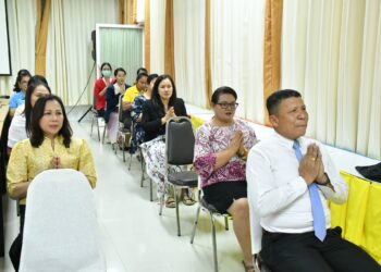 กิจกรรมกิจกรรมสวดมนต์ทำวัตรเย็น นั่งสมาธิ ประจำวันพฤหัสบดีที่ 3 เมษายน 2568
