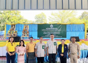 ร่วมต้อนรับ นายชัยวัฒน์ ชื่นโกสุม ผู้ว่าราชการจังหวัดนครราชสีมา ในการลงพื้นที่ตรวจเยี่ยมประชาชนในอำเภอบัวใหญ่ “โครงการจังหวัดเคลื่อนที่”