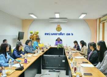 สพป.นครราชสีมา เขต 6 รับฟังการชี้แจงและชี้แนะการปิดการตรวจของตรวจสอบภายใน จากสำนักงานคณะกรรมการการศึกษาขั้นพื้นฐาน ในการตรวจติดตาม ตรวจสอบการปฏิบัติงานด้านการเงิน การบัญชี ของสำนักงานเขตพื้นที่การศึกษาประถมศึกษานครราชสีมา เขต 6