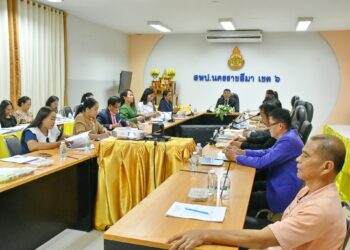 การประชุมคณะกรรมการการสอบคัดเลือกบุคคลเพื่อบรรจุและแต่งตั้งให้ดำรงตำแหน่งผู้อำนวยการสถานศึกษา สังกัดสำนักงานคณะกรรมการการศึกษาขั้นพื้นฐาน ปี พ.ศ. 2568 สำนักงานเขตพื้นที่การศึกษาประถมศึกษานครราชสีมา เขต 6