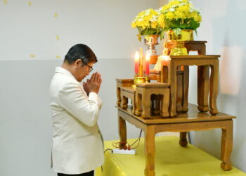 สพป.นครราชสีมา เขต 6 จัดกิจกรรมสวดมนต์ทำวัตรเย็น ประจำวันพฤหัสบดีที่ 7 สิงหาคม 2568