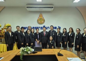 ปฐมนิเทศนักศึกษาฝึกปฏิบัติการบริหารการศึกษา มหาวิทยาลัยปทุมธานี ในการมาฝึกการปฏิบัติงานด้านการบริหารการศึกษา ของ สพป.นครราชสีมา เขต 6