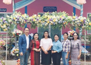 พิธีเปิดอาคารห้องสมุดและห้องพยาบาลโรงเรียนบ้านดอนคนทา