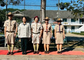 พิธีเปิดค่ายพักแรมลูกเสือ-เนตรนารีสามัญ/สามัญรุ่นใหญ่ ประจำปีการศึกษา 2568