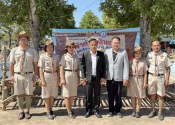ตรวจเยี่ยมกิจกรรมการเดินทางไกลและเข้าค่ายพักแรมลูกเสือ-เนตรนารีสามัญ ประจำปีการศึกษา 2568 ศูนย์เครือข่ายพัฒนาคุณภาพการศึกษาบัวลาย 1