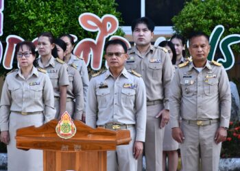 สพป.นครราชสีมา เขต 6 จัดกิจกรรมเข้าแถวเคารพธงชาติ “ตามโครงการเขตสุจริต” ประจำเดือน มีนาคม 2569