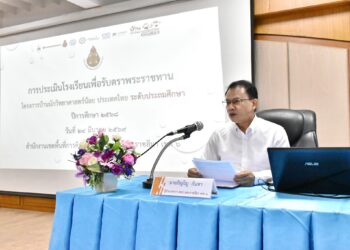 การประเมินโรงเรียนเพื่อรับตราพระราชทาน โครงการบ้านนักวิทยาศาสตร์น้อย ประเทศไทย ระดับประถมศึกษา ปีการศึกษา 2568