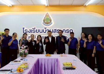 ออกตรวจเยี่ยมและให้กำลังใจ นางศศิกานต์ ทรงฤทธิ์ ศึกษานิเทศก์ ในการลงพื้นที่ฝึกประสบการณ์และศึกษาดูงาน ก่อนแต่งตั้งให้ดำรงตำแหน่งศึกษานิเทศก์