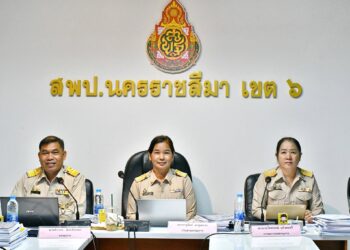 การประเมินผลการพัฒนางานตามข้อตกลง (PA) ตำแหน่ง ผู้บริหารสถานศึกษา อำเภอสีดา และอำเภอแก้งสนามนาง