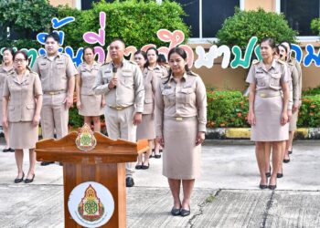 กิจกรรมเข้าแถวเคารพธงชาติ “ตามโครงการเขตสุจริต” ประจำเดือน ตุลาคม 2569
